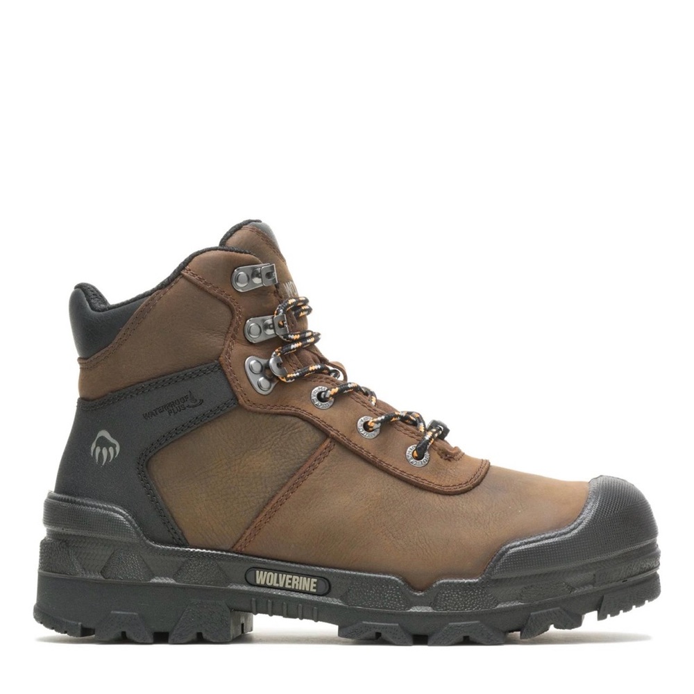 Men’s Wolverine 6” Met Guard Warrior Work Boots | 11 EW, UK 10, EUR 44